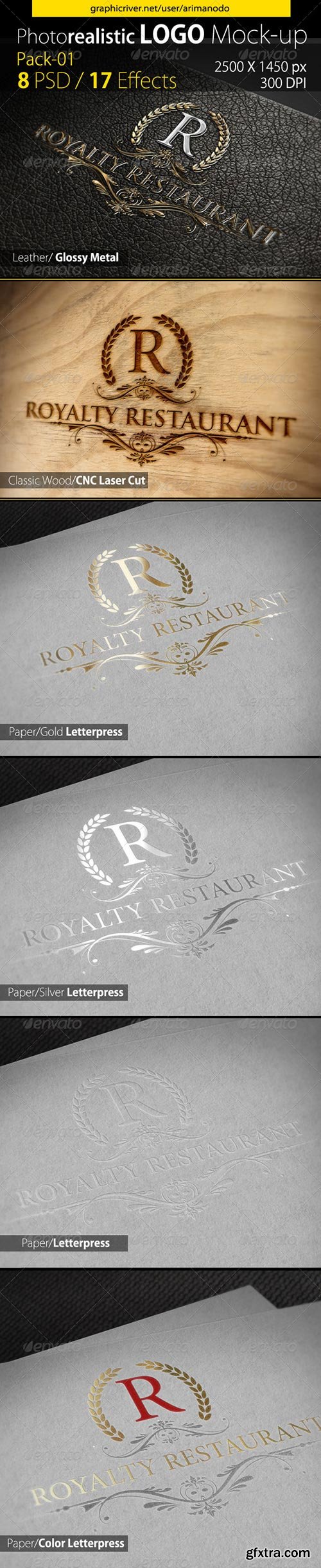 GraphicRiver - Photorealistic Logo Mock-Up Pack 01