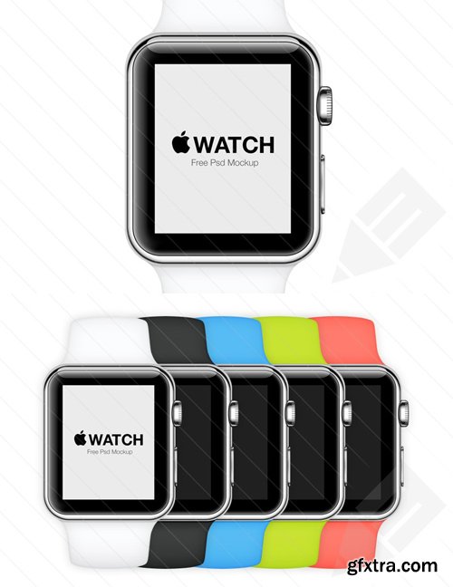 Apple Watch - PSD Mockup