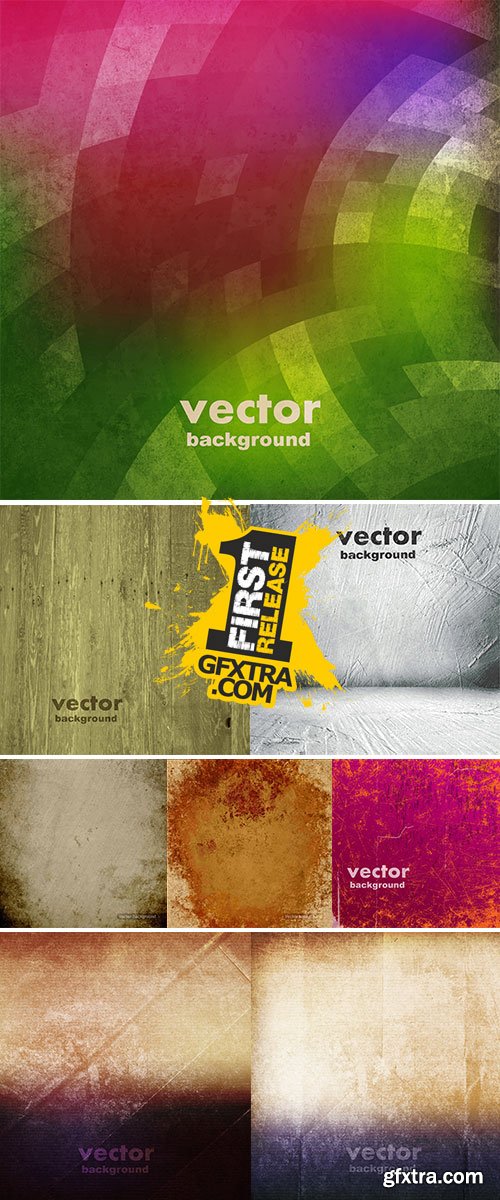 Stock: Grunge retro vintage paper texture, vector background
