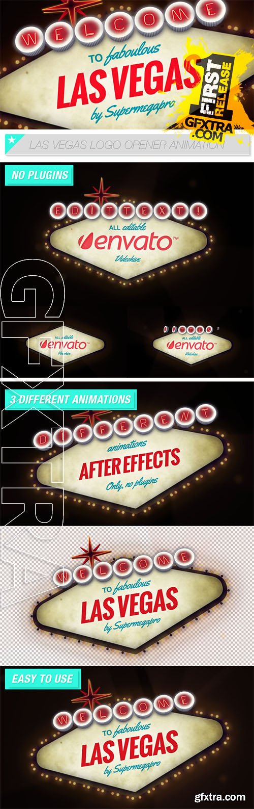 Videohive Welcome to Fabulous Vegas Logo Opener Animation 8983403
