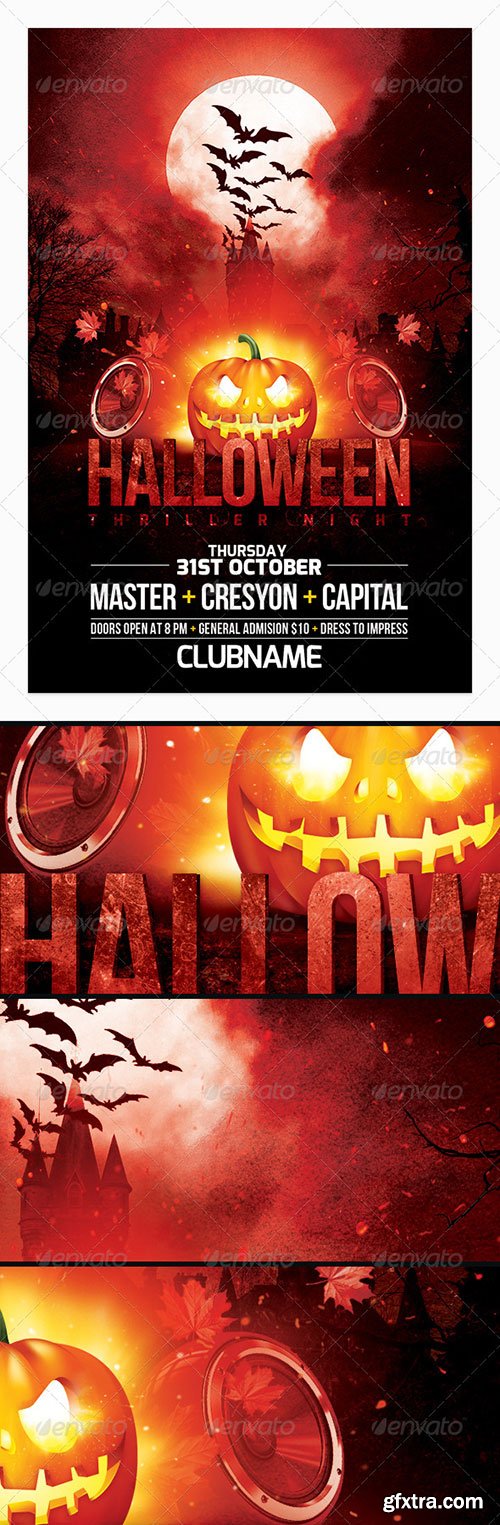 GraphicRiver - Halloween Party Flyer