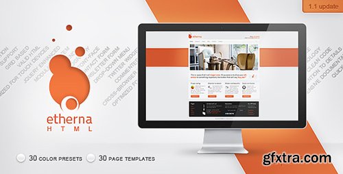 ThemeForest - Etherna v1.1 - powerful and flexible HTML/CSS template - FULL
