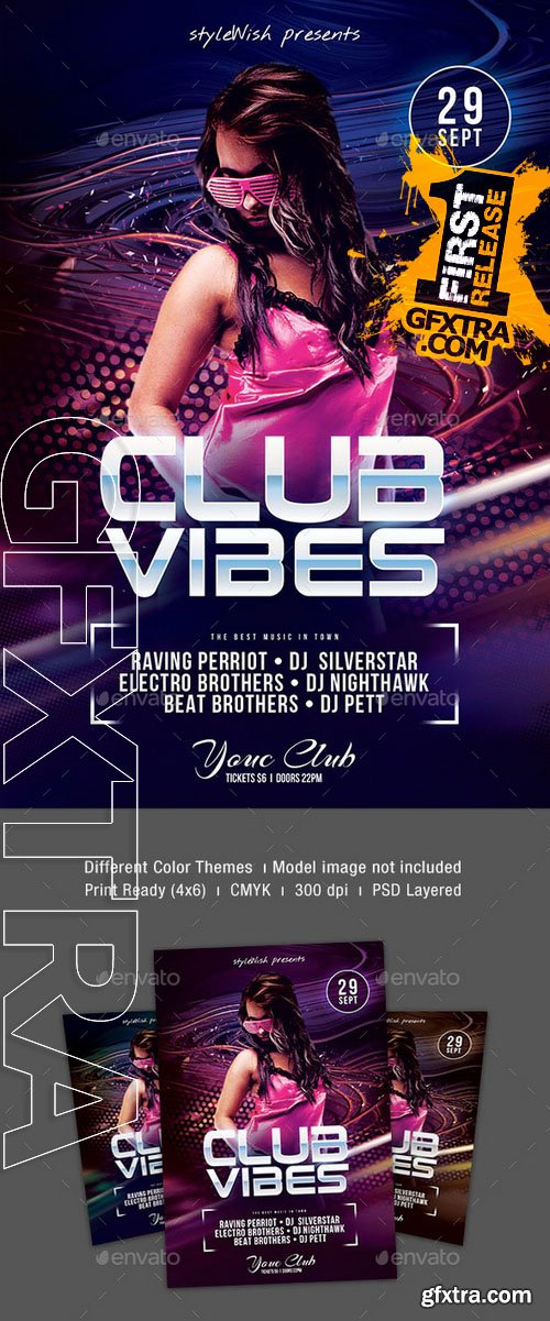 Graphicriver Club Vibes Flyer 8914184