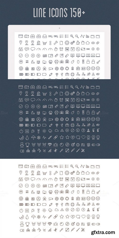Line Icons Vector