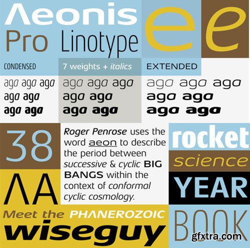 Aeonis LT Pro - LinoType 42xOTF $2,236
