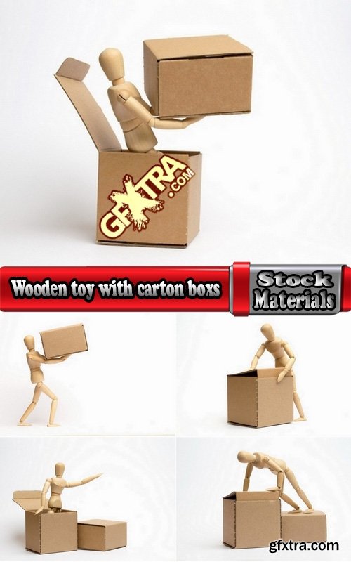 Wooden toy with carton boxs 5 UHQ Jpeg