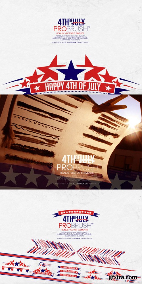 4th Of July - ProBrush plus Vectors