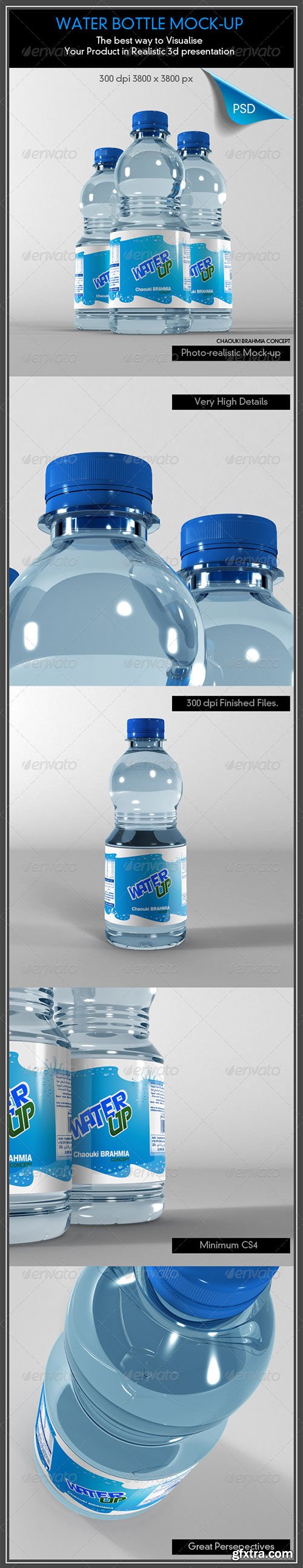 GraphicRiver - Water Bottle Mock-Up
