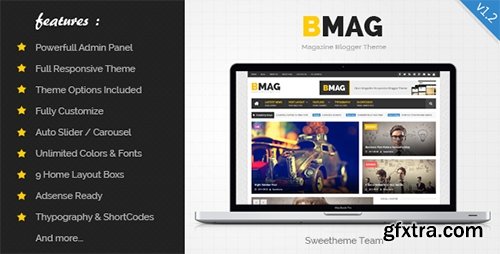 ThemeForest - BMAG v1.2 - Magazine Responsive Blogger Template