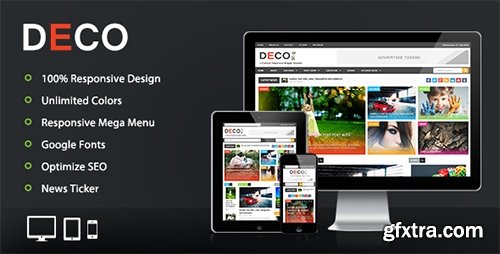 ThemeForest - Deco Mag v1.0 - Responsive Magazine Blogger Template