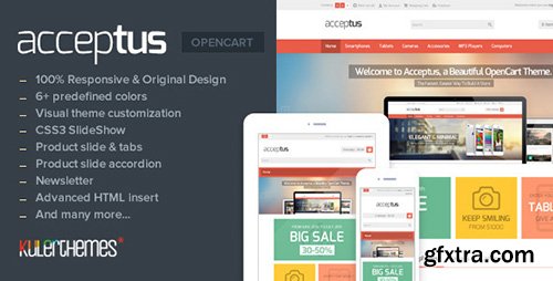 ThemeForest - Acceptus - Responsive theme for mobile store owner