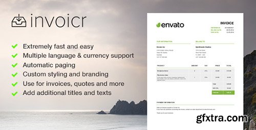 CodeCanyon - Invoicr v1.0 - PHP Class For Beautiful Invoices