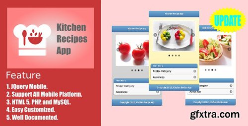 CodeCanyon - Kitchen Recipe App v1.1