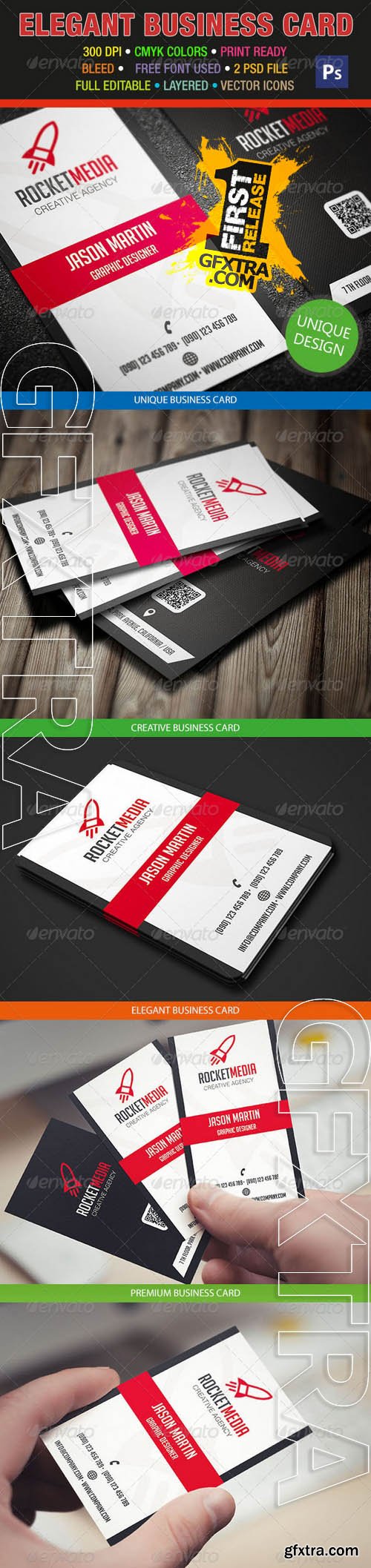 Creative Business Card 293 - Graphicriver 8537571