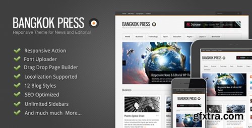 ThemeForest - Bangkok Press v1.12 - Responsive, News & Editorial Theme