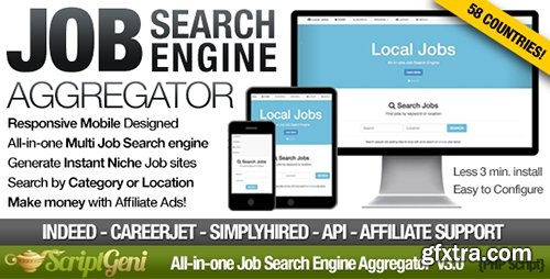 CodeCanyon - Instant Job Search Engine Aggregator v2.1
