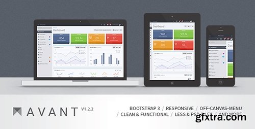 ThemeForest - Avant v1.3 - Clean and Responsive Bootstrap 3.2 Admin - FULL