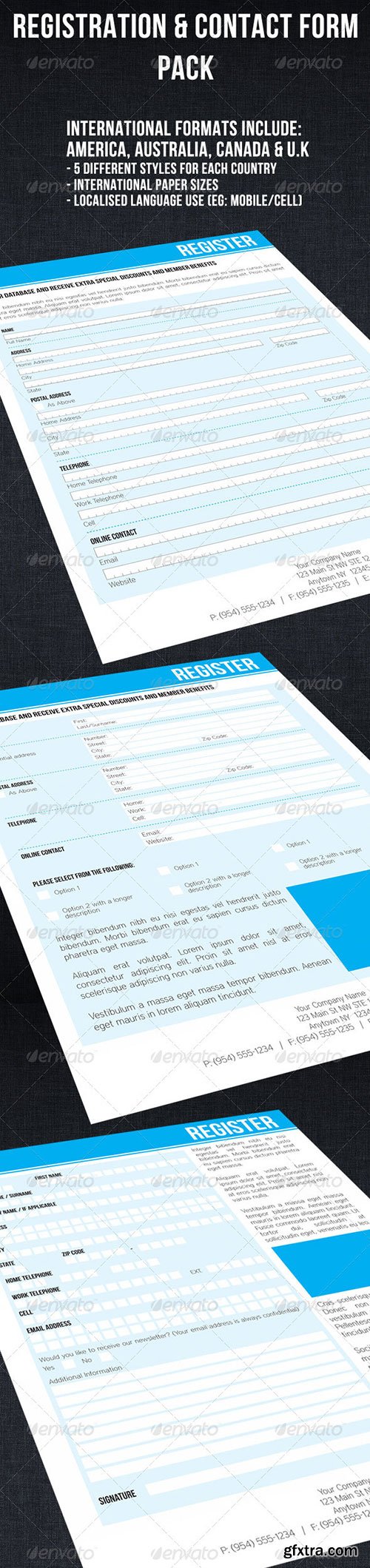 GraphicRiver - Registration Contact Form
