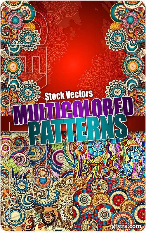 Multicolored patterns - Stock Vectors