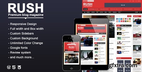 ThemeForest - Rush v1.9 - WordPress Blog & Magazine Theme