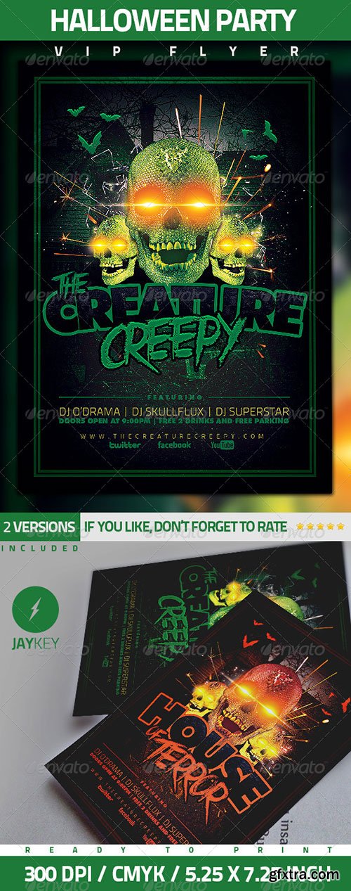 GraphicRiver - Halloween Party Flyer 5543570