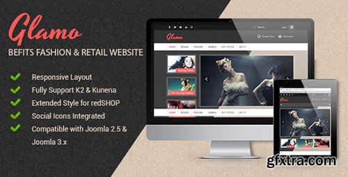 ThemeForest - JSN Glamo v1.0.2 - Befits fashion & Retail Joomla 2.5 & 3.x websites