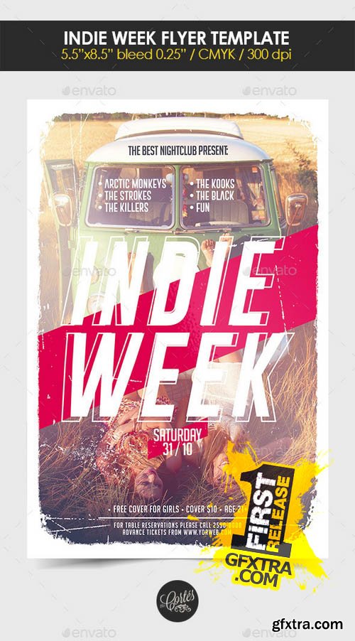 Graphicriver Indie Week Flyer Template 8985186