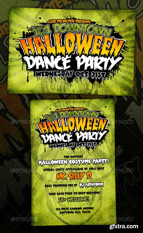 GraphicRiver - HORROR/HALLOWEEN/GRUNGY Graphic Flyer