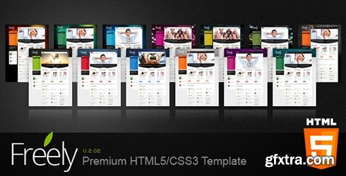 ThemeForest - Freely Premium HTML5/CSS3 Template - FULL