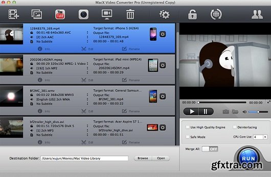 MacX Video Converter Pro 5.5.1 (Mac OS X)
