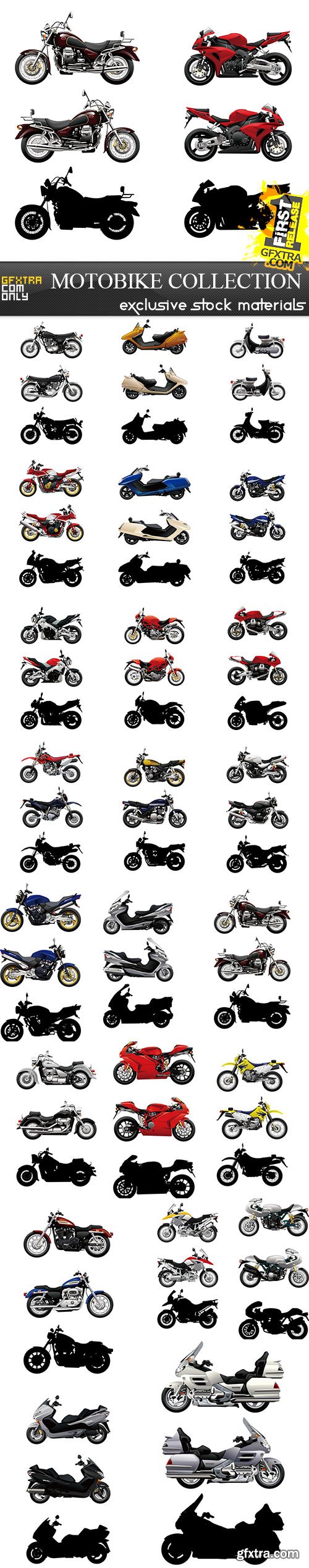 Motorcycle Collection 25xEPS