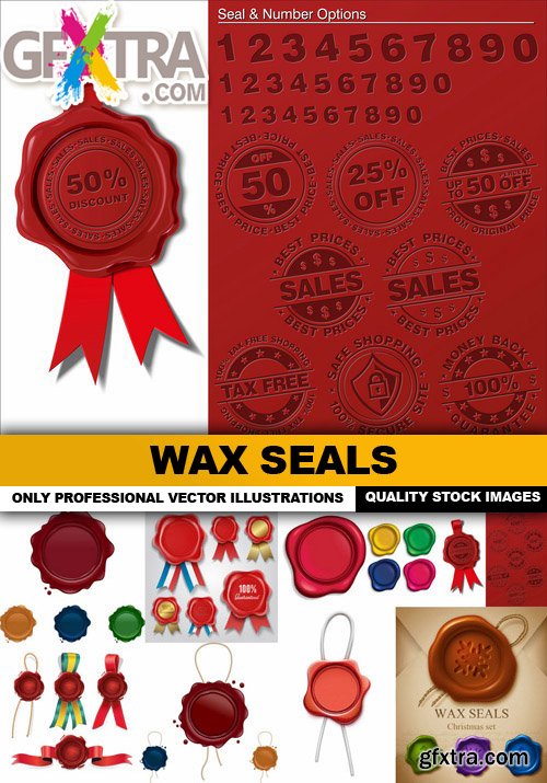 Wax Seals - 25 Vector
