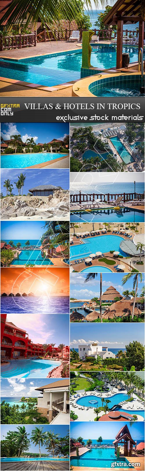 Villas and Hotels in the Tropics, 15xUHQ JPEG