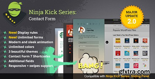 CodeCanyon - Ninja Kick: WordPress Contact Form v2.2.0