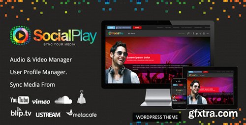 ThemeForest - SocialPlay v1.2.6 - Media Sharing Wordpress Theme