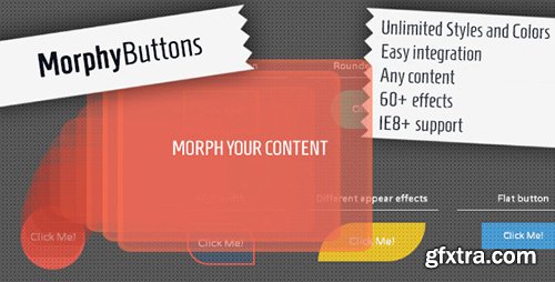CodeCanyon - Morphy Buttons v1.1.2 - jQuery any Content Morpher