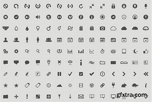 PSD Web Icons - 126 Great Icons For Web Design
