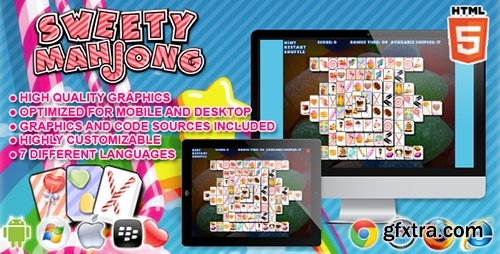 CodeCanyon - Sweety Mahjong - HTML5 Game