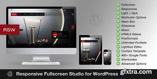 ThemeForest - Responsive Fullscreen Studio v3.2 for WordPress