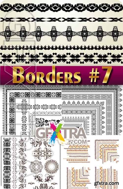 Vintage elements and borders #7 - Stock Vector