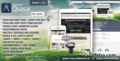 ThemeForest - Quasar v1.8 - Wordpress Theme with Animation Builder