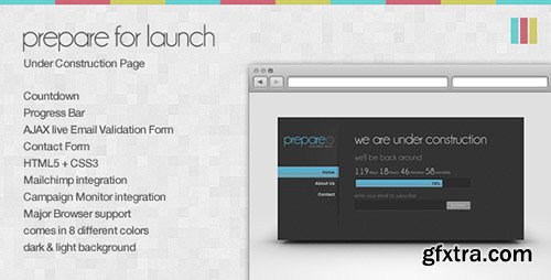 ThemeForest - Prepare for Launch - Under Construction Page - FULL