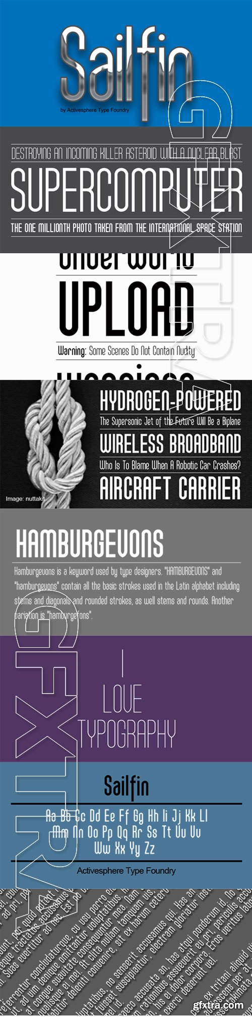 Sailfin Font Family, 7 Fonts with WebFonts $178