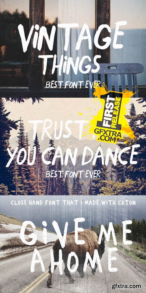 Close hand made Font - Creativemarket 58212