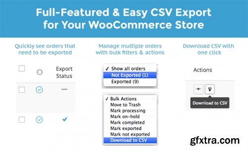WooCommerce Order/Customer CSV Export Extension v3.5.0
