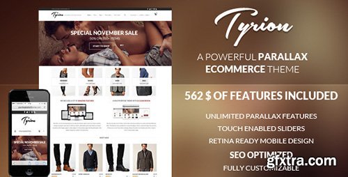 ThemeForest - Tyrion v1.4.7 - Flexible Parallax e-Commerce Theme