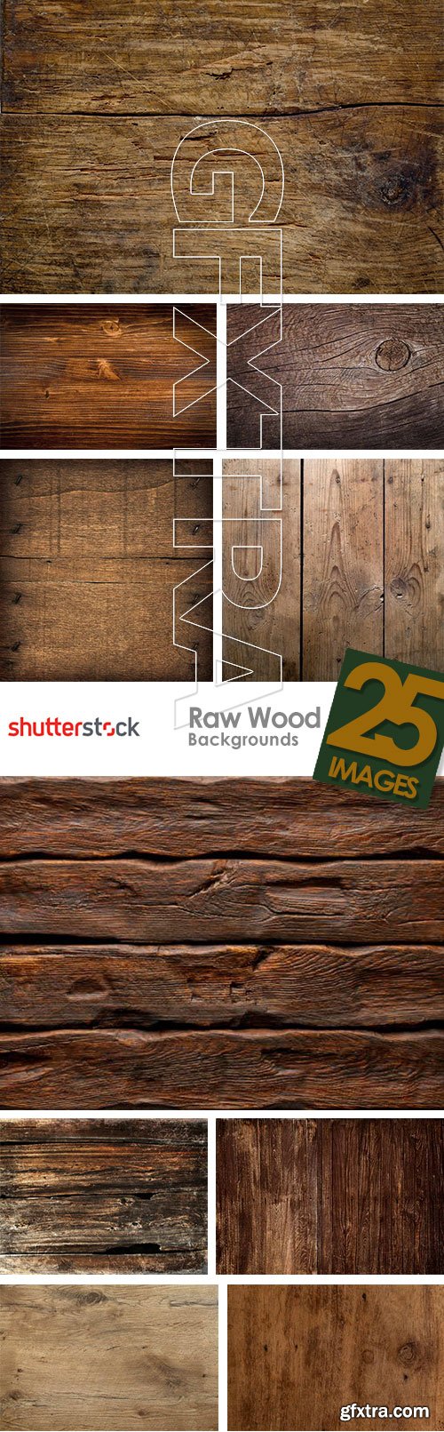 Raw Wood Backgrounds 25xJPG