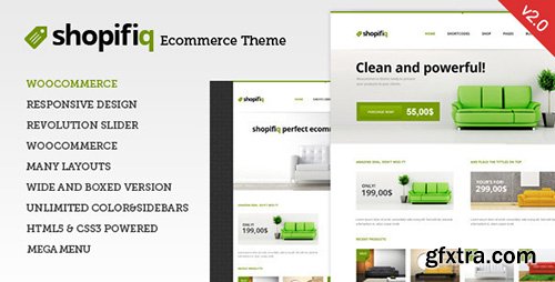 ThemeForest - Shopifiq v2.1.8 - Responsive WordPress WooCommerce Theme