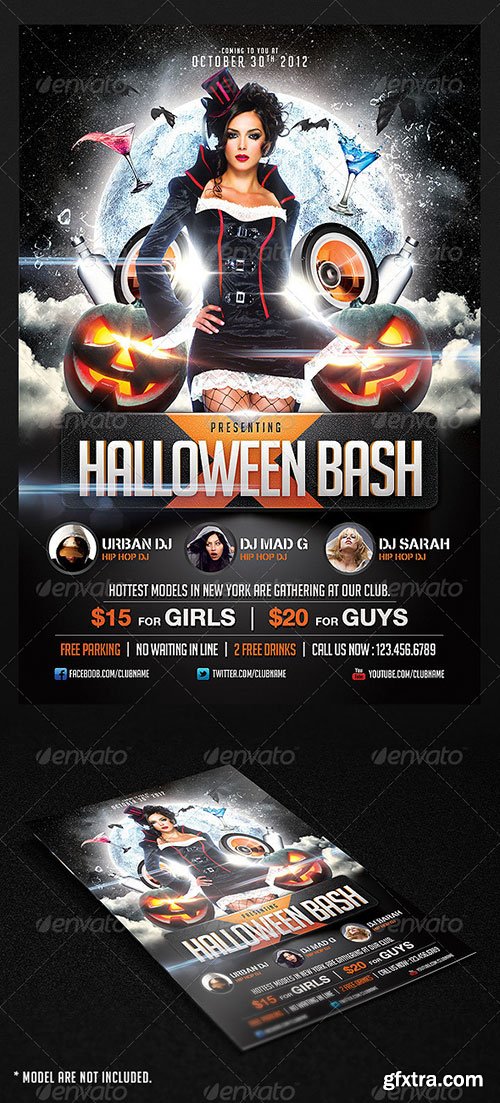 GraphicRiver - Halloween Bash Flyer Template