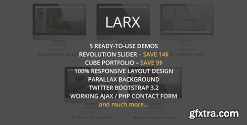 ThemeForest - LARX - Interior Design Studio Template - RIP